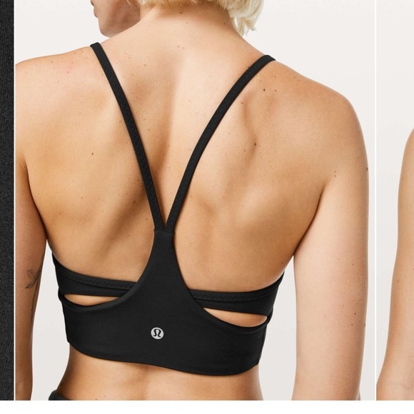 Lululemon Expand Your Limits Bra Black Athleticwear Sports Bra - Picture 3 of 11